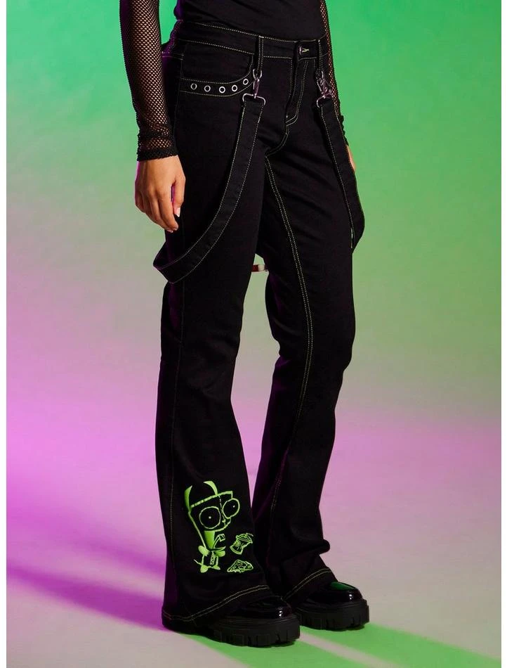 Budget โ๏ธ Invader Zim GIR Suspender Flare Pants ๐ 4 Budget โ๏ธ Invader Zim GIR Suspender Flare Pants ๐ - Image 4