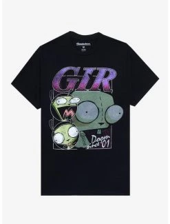 Discount 😍 Invader Zim GIR Collage T-Shirt 🎁