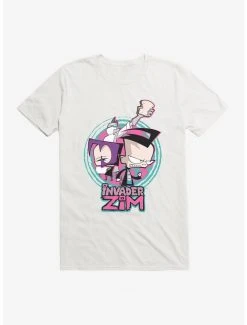Best reviews of 🔔 Invader Zim Gaz, Dib & Professor Membrane T-Shirt 👏 -INVADER ZIM Sales 20155870 hi