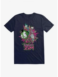Budget ⭐ Invader Zim GIR & Roboparents T-Shirt ❤️