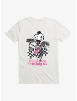 Wholesale 🧨 Invader Zim Subjugate The Humans T-Shirt 😍 -INVADER ZIM Sales 20156275 hi