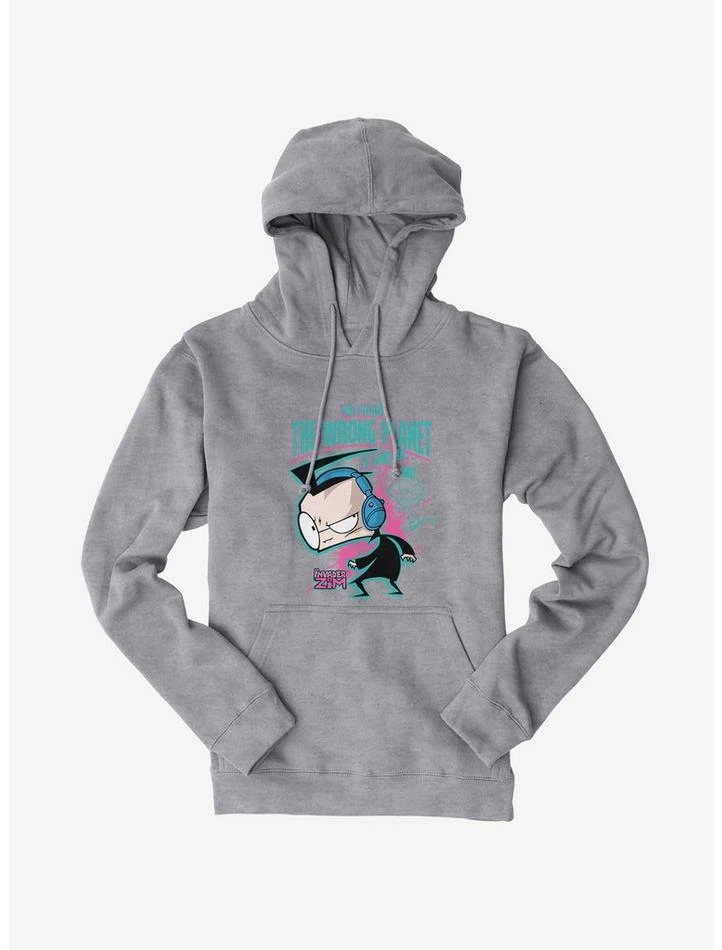 Hot Sale ⭐ Invader Zim Wrong Planet To Land On Hoodie ⌛ 3 Hot Sale ⭐ Invader Zim Wrong Planet To Land On Hoodie ⌛ - Image 3