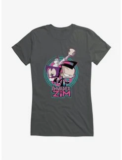Flash Sale ⭐ Invader Zim Gaz, Dib & Professor Membrane 👧 Girls T-Shirt 😉 -INVADER ZIM Sales 20157448 hi