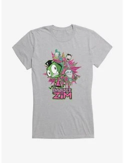 Best reviews of 🧨 Invader Zim GIR & Roboparents 👧 Girls T-Shirt 😉 -INVADER ZIM Sales 20157497 hi