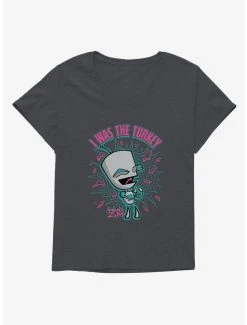 Cheapest ❤️ Invader Zim I Was The Turkey 👧 Girls T-Shirt Plus Size 🎁 -INVADER ZIM Sales 20157570 hi