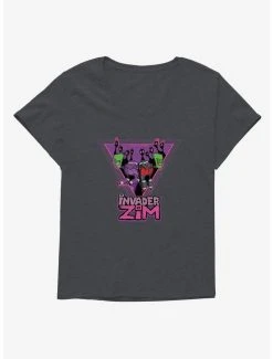 Best Pirce ⌛ Invader Zim The Almighty Tallest 👧 Girls T-Shirt Plus Size ✨ -INVADER ZIM Sales 20157714 hi