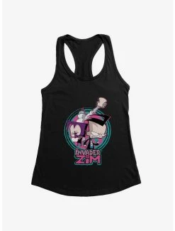 Best Sale 😀 Invader Zim Gaz, Dib & Professor Membrane 👧 Girls Tank ✨ -INVADER ZIM Sales 20157858 hi