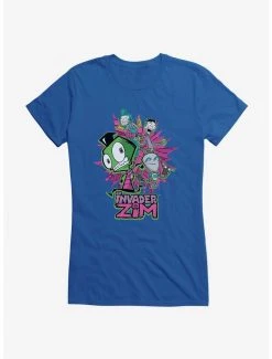 Best reviews of 🧨 Invader Zim GIR & Roboparents 👧 Girls T-Shirt 😉 -INVADER ZIM Sales 20157911 hi