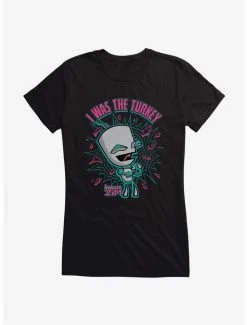 Cheap 👍 Invader Zim I Was The Turkey 👧 Girls T-Shirt 😀 -INVADER ZIM Sales 20157925 hi