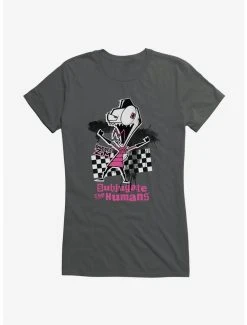 Outlet ⌛ Invader Zim Subjugate The Humans 👧 Girls T-Shirt 🔥 -INVADER ZIM Sales 20158058 hi