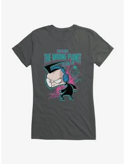 Cheap 🥰 Invader Zim Wrong Planet To Land On 👧 Girls T-Shirt ⭐ -INVADER ZIM Sales 20158184 hi