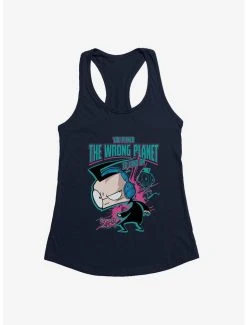 Brand new ✨ Invader Zim Wrong Planet To Land On 👧 Girls Tank ⭐ -INVADER ZIM Sales 20158608 hi